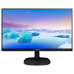 Монитор LCD 23.8'' [16:9] 1920х1080(FHD) IPS, nonGLARE, 75 Hz, 250 cd/m2, H178°/V178°, 1000:1, 10М:1, 16.7M, 4ms, VGA, DVI, HDMI, Tilt, 3Y, Black