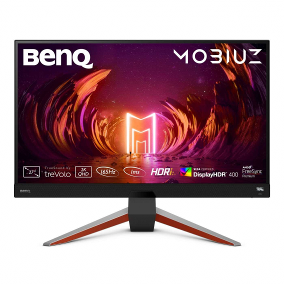 Монитор LCD 27'' 16:9 2560х1440(WQHD) IPS, 165 Гц, 250cd/m2, H178°/V178°, 1000:1, 2M:1, 1,07 миллиардов цветов, 1ms, VGA, 2xHDMI, DP, USB-Hub, Height adj, Swivel, Speakers, Black