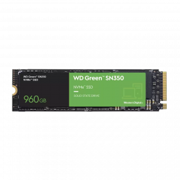 Твердотельный накопитель SSD WD Green SN350 NVMe WDS960G2G0C 960ГБ M2.2280 (TLC)