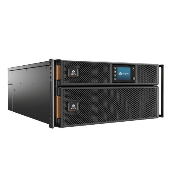 Vertiv Liebert GXT5 1ph UPS, 10kVA, input plug - hardwired, 5U, output – 230V, hardwired, output socket groups (4)C13 & (4)C19