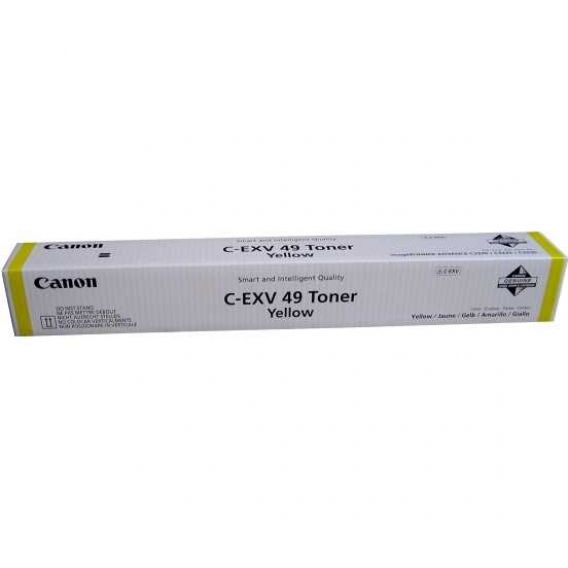 TONER C-EXV 49 YELLOW  Yield 19k for iR ADV C33xx