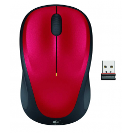 Мышь беспроводная Logitech M235 Red (красная