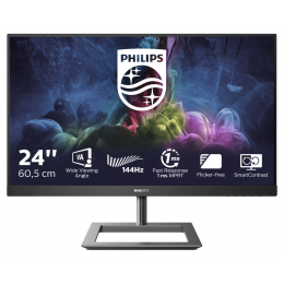 Монитор LCD 23.8'' [16:9] 1920х1080(FHD) VA, nonGLARE, 144 Hz, 350 cd/m2, H178°/V178°, 3500:1, 16.7M, 4ms, HDMI, DP, Tilt, Speakers, 2Y, Black