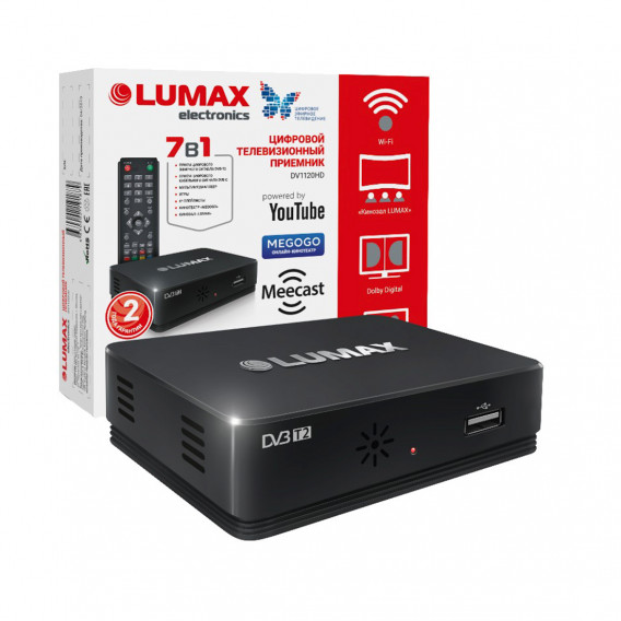 Цифровой телевизионный приемник LUMAX DV1120HD