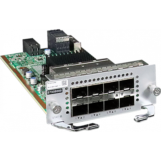 S7X08000, 8-port 10GE SFP+ interface card