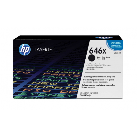 HP CE264X Black Print Cartridge for Color LaserJet