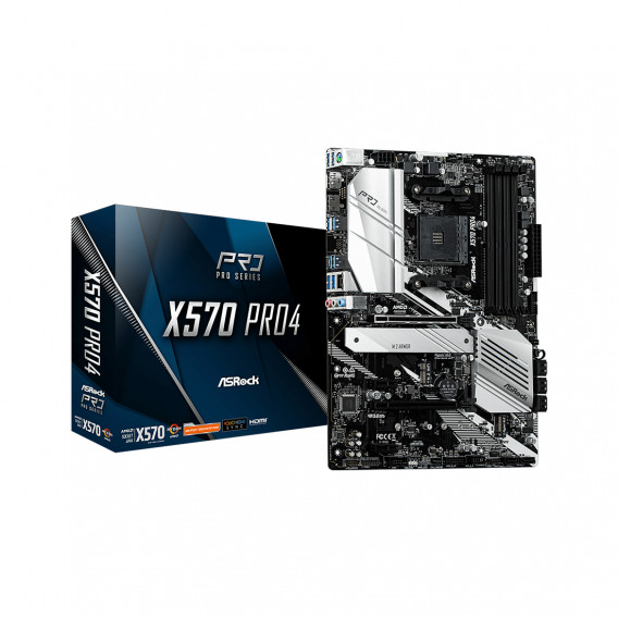 Материнская плата ASRock X570 PRO4