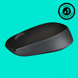 Мышь беспроводная Logitech B170 Black (черная