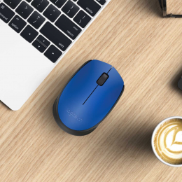 Мышь беспроводная Logitech M171 Blue (синяя