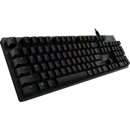 Клавиатура игровая Logitech G512 CARBON LIGHTSYNC RGB Mechanical Gaming Keyboard with GX Brown switches-CARBON-RUS-USB-N/A-INTNL-TACTILE (M/N: Y-U0034)