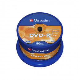 Диск DVD-R Verbatim (43548) 4.7GB 50штук Незаписанный