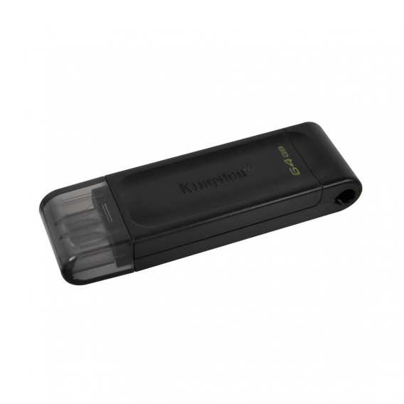 USB-накопитель Kingston DT70/64GB 64GB Type-C Чёрный