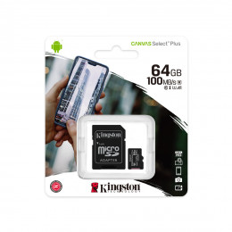 Карта памяти Kingston SDCS2/64GB Class 10 64GB