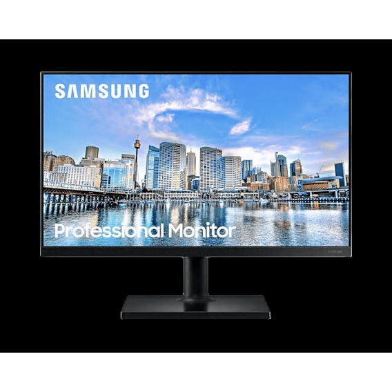 Монитор жидкокристаллический Samsung LF24T450FQIXCI 24" 16:9 1920x1080 75Hz IPS, плоский, 250cd/m2, H178°/V178°, 5ms, DP, HDMIx2, USB2.0x2, HAS, Pivot