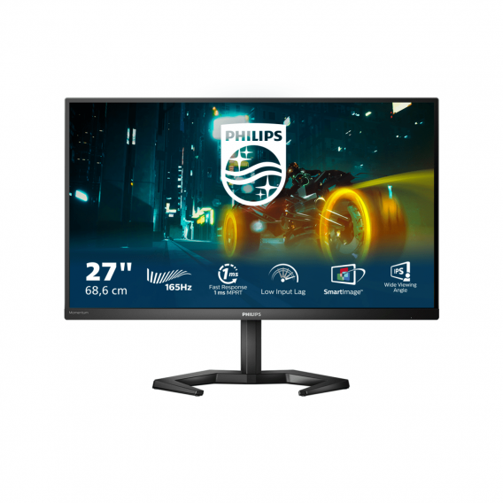 Монитор жидкокристаллический PHILIPS 27M1N3200VS/01 LCD 27'' 16:9 1920х1080 165Hz, VA, nonGLARE, 250cd/m2, H178°/V178°, 1ms HDMIх2, DP, Tilt, Black