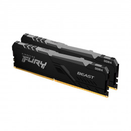 Комплект модулей памяти Kingston FURY Beast RGB KF426C16BBAK2/16 DDR4 16GB (Kit 2x8GB) 2666MHz