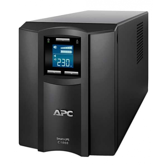 Smart-UPS SC, Line-Interactive, 1000VA / 600W, Tower, IEC, LCD, USB