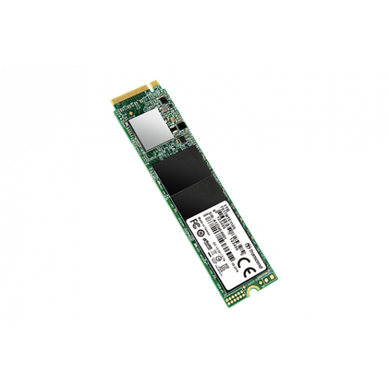 Твердотельный накопитель SSD Transcend 1Tb  M.2 2280, NVMe PCIe Gen3 x4, M-Key, 3D NAND TLC, DRAM-less