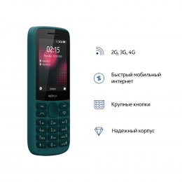 NOKIA 215 DS TA-1272 CYAN