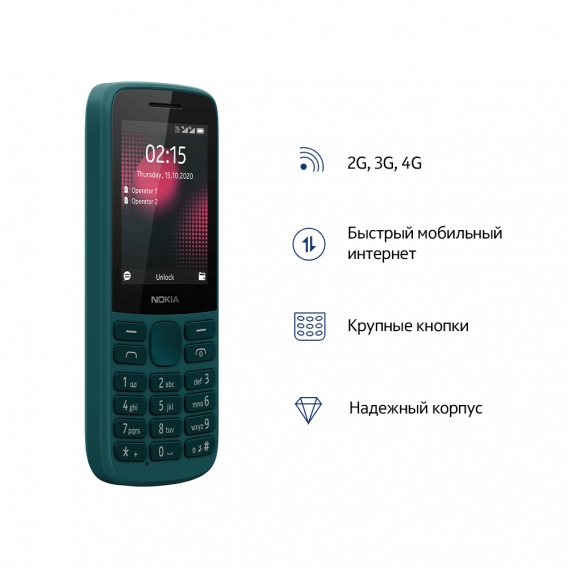 NOKIA 215 DS TA-1272 CYAN