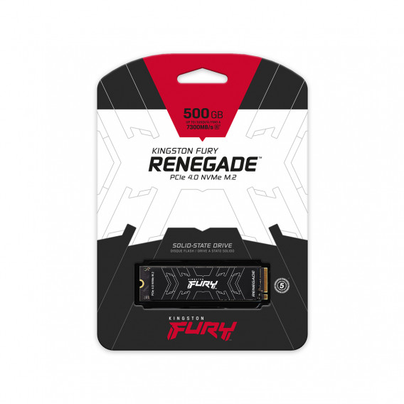 Твердотельный накопитель SSD Kingston FURY Renegade SFYRS/500G M.2 NVMe PCIe 4.0