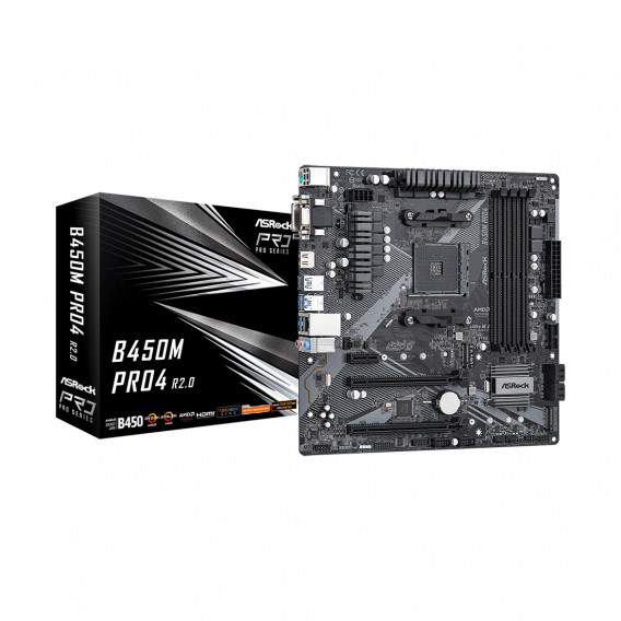 Материнская плата ASRock B450M PRO4 R2.0