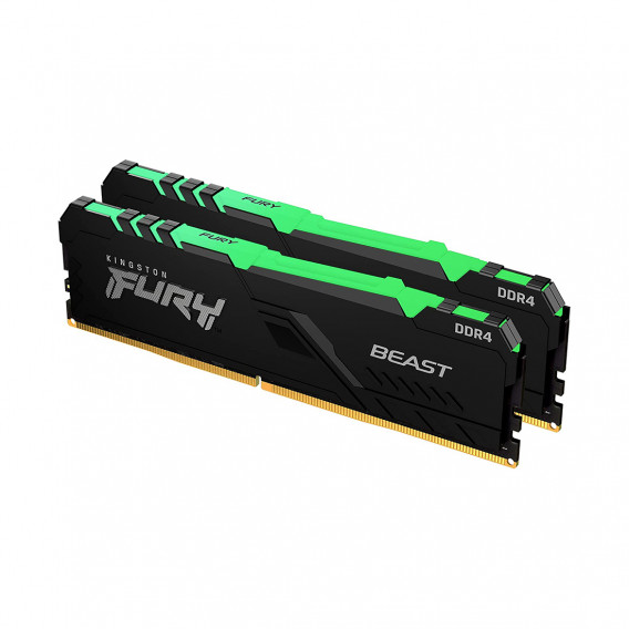 Комплект модулей памяти Kingston FURY Beast RGB KF436C18BBAK2/32 DDR4 32GB (Kit 2x16GB) 3600MHz