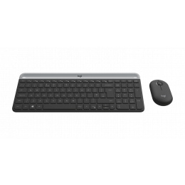 Комплект беспроводной Logitech Slim Wireless Keyboard and Mouse Combo MK470-GRAPHITE - RUS - 2.4GHZ - N/A - INTNL (M/N: Y-R0075 / MR0082 / C-U0010)