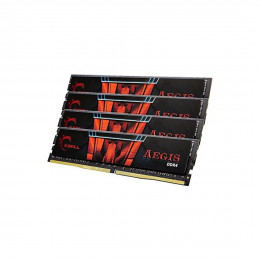 Комплект модулей памяти G.SKILL AEGIS F4-2400C15Q-32GIS DDR4 32GB (Kit 4x8GB) 2400MHz