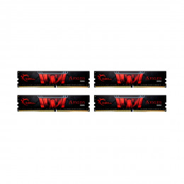 Комплект модулей памяти G.SKILL AEGIS F4-2400C15Q-32GIS DDR4 32GB (Kit 4x8GB) 2400MHz