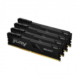 Комплект модулей памяти Kingston FURY Beast Black KF426C16BBK4/128 DDR4 128GB (Kit 4x32GB) 2666MHz