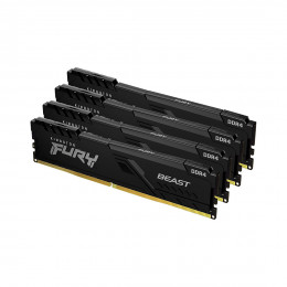 Комплект модулей памяти Kingston FURY Beast Black KF426C16BBK4/64 DDR4 64GB (Kit 4x16GB) 2666MHz