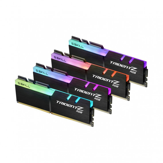 Комплект модулей памяти G.SKILL Trident Z RGB F4-3200C16Q-32GTZRX DDR4 32GB (Kit 4x32GB) 3200MHz