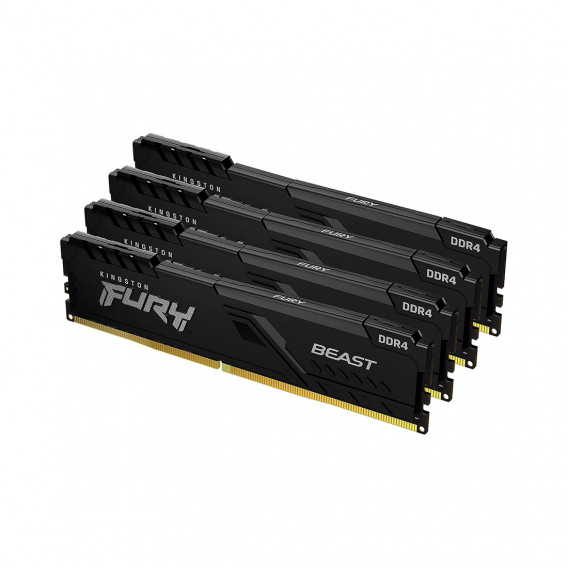 Комплект модулей памяти Kingston Fury Beast KF432C16BB1K4/64 DDR4 64GB (Kit 4x16GB) 3200MHz