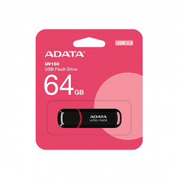 USB-накопитель ADATA AUV150-64G-RBK 64GB Черный