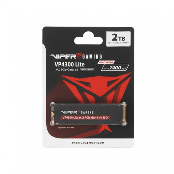 Твердотельный накопитель SSD Patriot Viper VP4300L2TBM28H Lite 2TB M.2 2280 PCIe Gen4