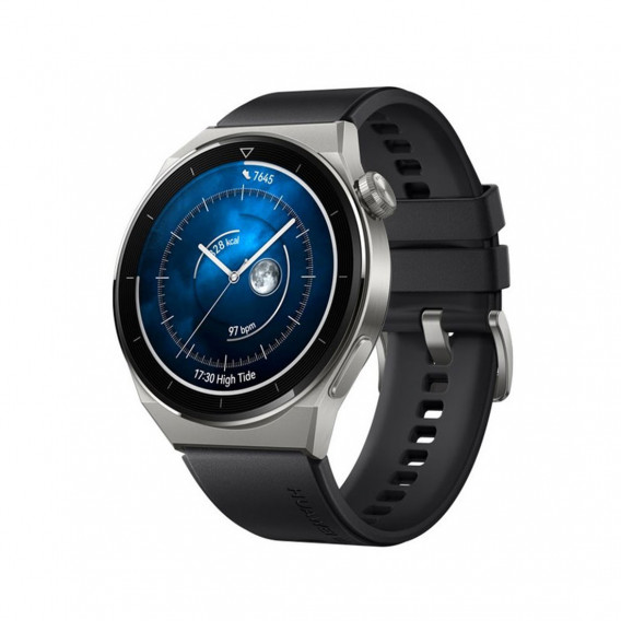 Смарт часы Huawei Watch GT 3 Pro ODN-B19 46mm Black Fluoroelastomer Strap