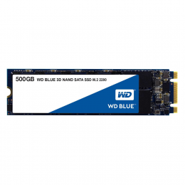 Твердотельный накопитель SSD WD Blue 3D NAND WDS500G2B0B 500ГБ M2.2280 SATA-III (TLC)