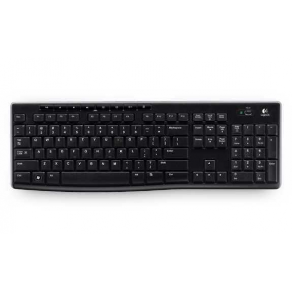 Клавиатура беспроводная Logitech K270 (приемник Unifying, 2 батарейки AAA) (M/N: Y-R0015 / C-U0007)