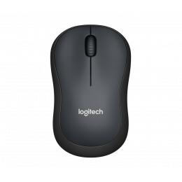 Мышь беспроводная Logitech M221 SILENT - CHARCOAL (GLOSSY BAND) (M/N: MR0085 / C-U0010)