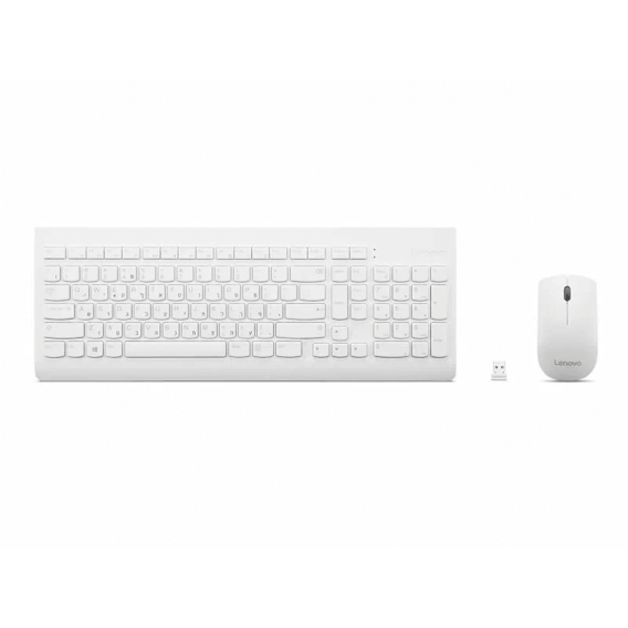 Клавиатура и мышь Lenovo 510 Wireless Combo Keyboard & Mouse White