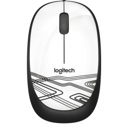 Мышь Logitech M105 White (белая с рисунком