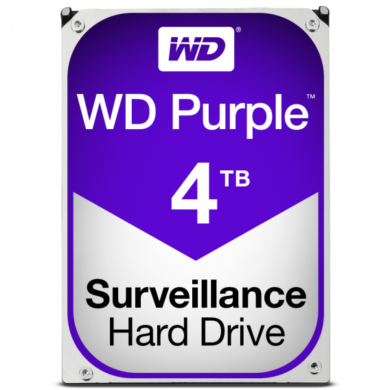 Жесткий диск Western Digital Purple WD40PURX 4TB 3.5" IntelliPower 64MB SATA-III DV для систем видеонаблюдения