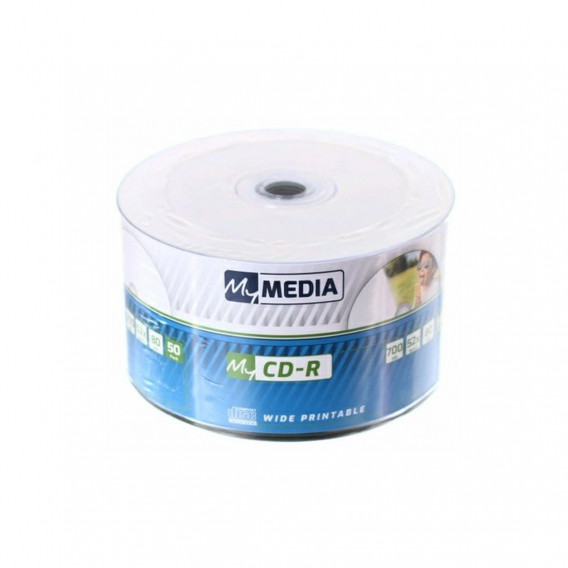 Диск CD-R MyMedia (69206) 700MB 50штук Printable Незаписанный