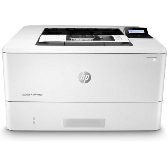 Принтер HP LaserJet Pro M404dn (A4), 42 ppm, 256MB, 1.2 MHz, tray 100+250 pages, USB+Ethernet,  Print Duplex, Duty - 80K pages