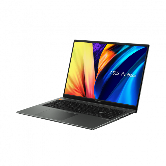 Ноутбук Asus 90NB0XW1-M00440 VivoBook S M5602QA-KV103W 16" WQXGA(2560x1600) IPS 120Hz/AMD Ryzen 5 5600H 3,3Ghz Hexa/16GB/512GB SSD/Integrated/Wi-Fi 6/BT5.0/1080P FHD Camera/BKLT/FPR/Windows 11 Home/1Y/Black