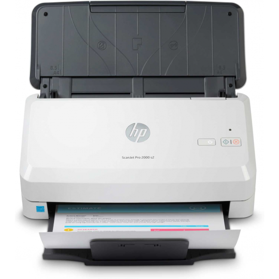 Сканер HP 6FW06A ScanJet Pro 2000 s2 (A4) 600x600 dpi, 48 bit, ADF (50 pages), 35 ppm,USB 3.0, Duty cycle 3500 pages