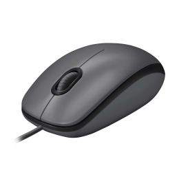 Мышь Logitech M100 Grey (темно-серая