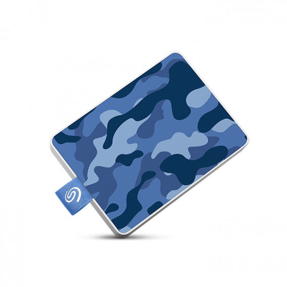 Внешний твердотельный накопитель Seagate One Touch SSD Special Edition STJE500406 500ГБ  2.5" USB 3.0 Camo Blue