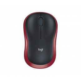 Мышь беспроводная Logitech M185 Red (красная